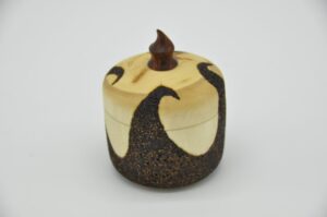 Pyrography Lidded Box